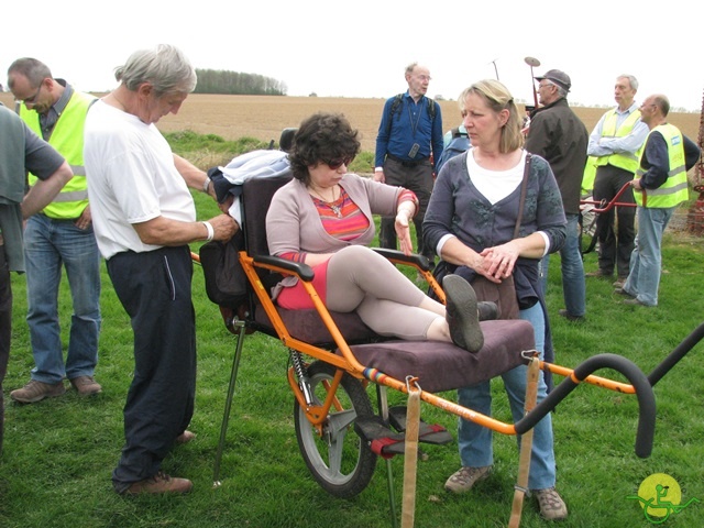 randonnée sportive avec joëlettes, Eghezée, 2014